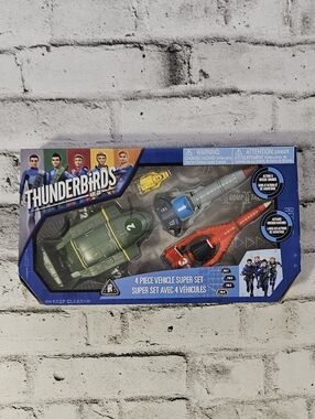 Thunderbirds Are Go 4 Vehicle Super Set TB1 TB2 TB3 TB4 NIB
